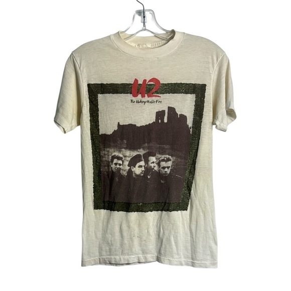 Vintage 1985 U2 Shirt The Unforgettable Fire Tour - Picture 1 of 15